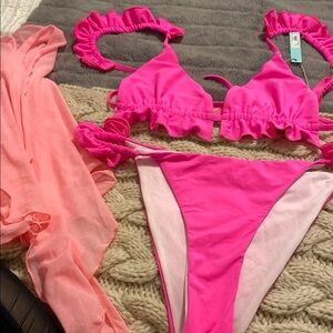 Vibrant Pink Bikini Set